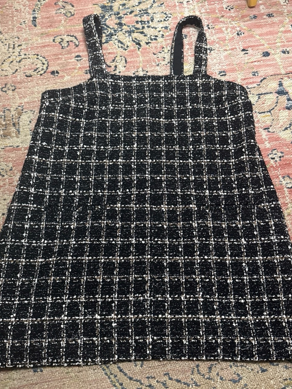 Abercrombie & Fitch Black and White Tweed Dress